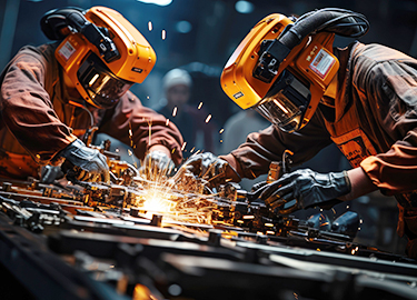 Instalação de equipamentos industriais